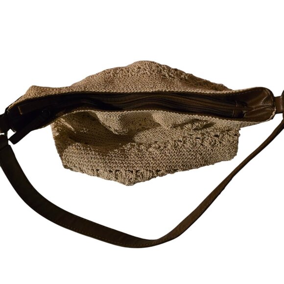 Vintage Macrame Crocheted Purse Lined 70's - Picture 7 of 8